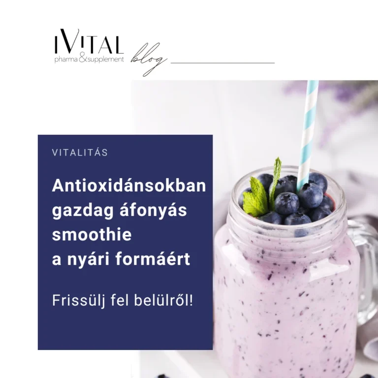 Frissülj fel belülről: Antioxidánsokban gazdag áfonyás smoothie a nyári formáért