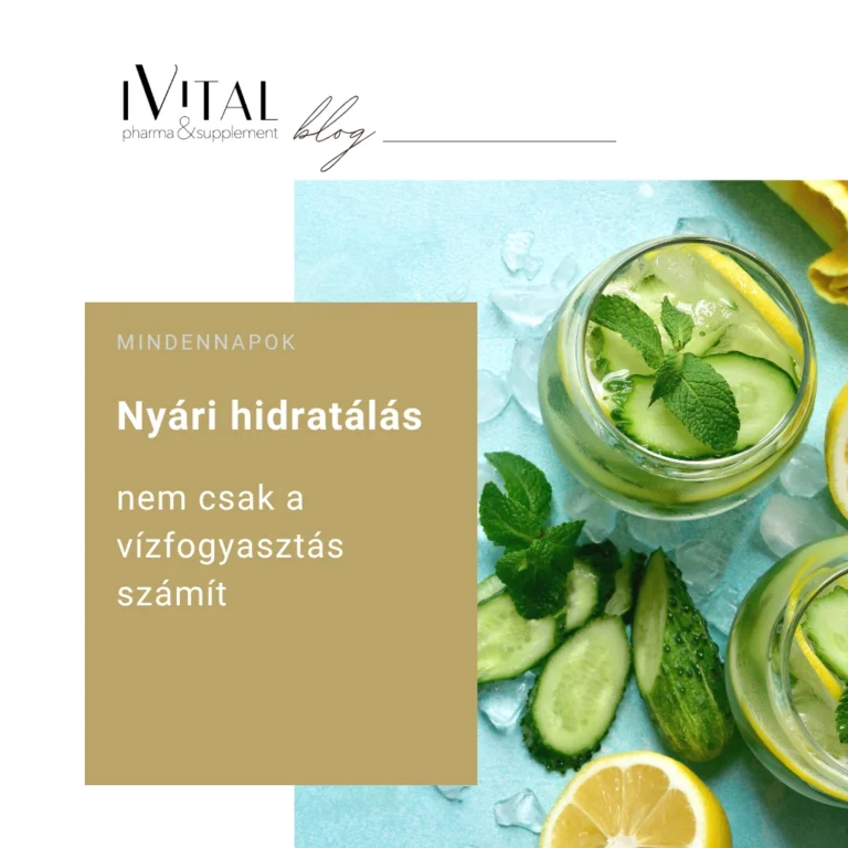 Nyári hidratálás – nem csak a vízfogyasztás számít