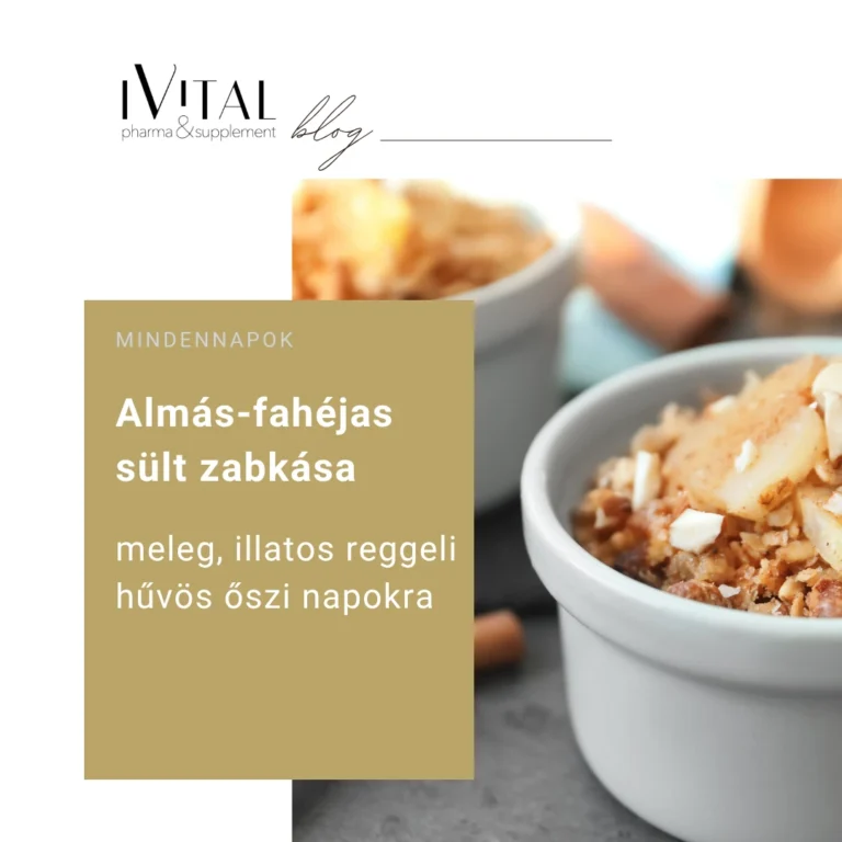 Almás-fahéjas sült zabkása – egyszerű őszi reggeli